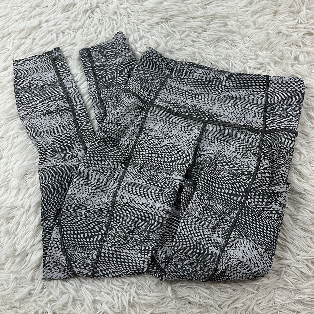 Lululemon Fast & Free 7/8 Tight II *Nulux 25" Swerve Vapor Metal Grey